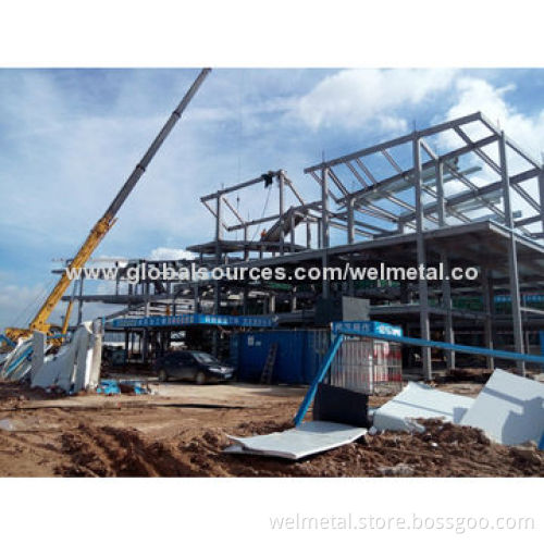 Prefabricated steel structure frame multistory building